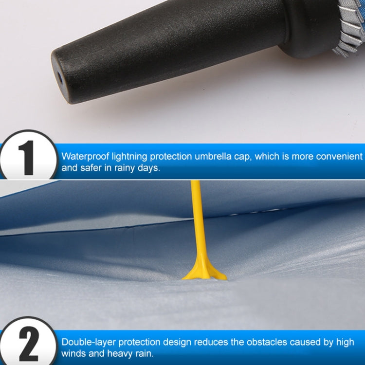 PGM Golf Fiberglass Straight Anti-typhoon Umbrella(Color:Pink Size:Manual)