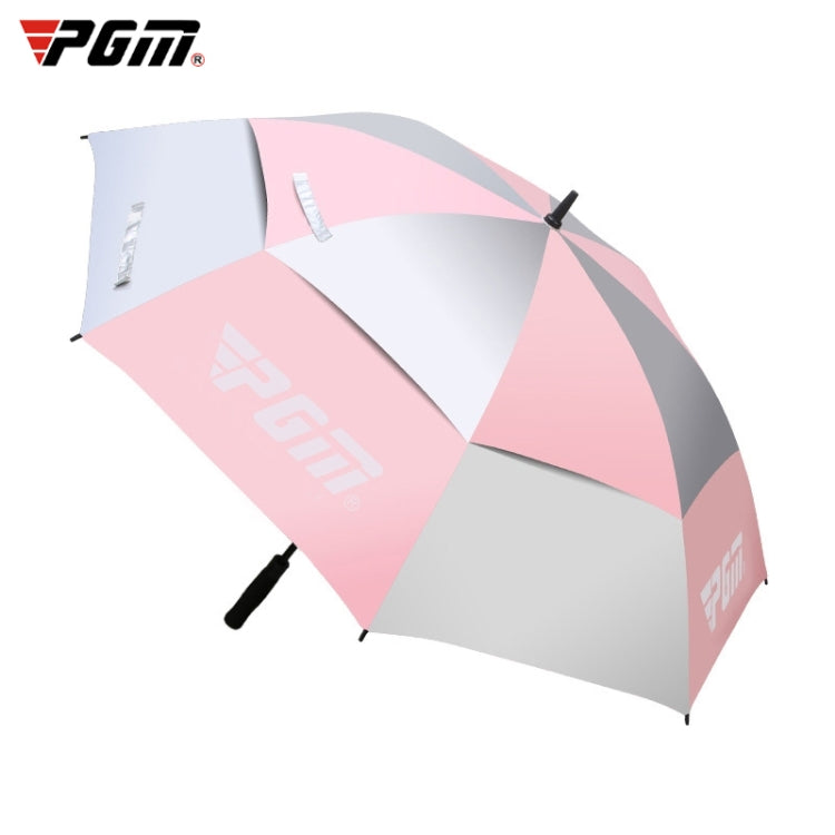PGM Golf Fiberglass Straight Anti-typhoon Umbrella(Color:Pink Size:Manual)