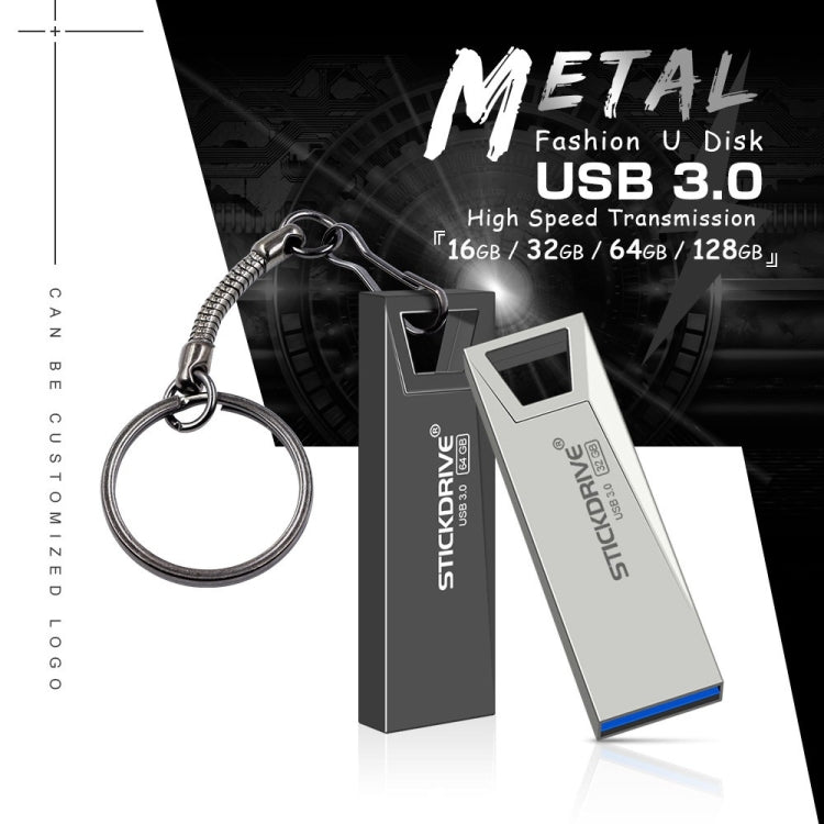 STICKDRIVE 128GB USB 3.0 High Speed Mini Metal U Disk