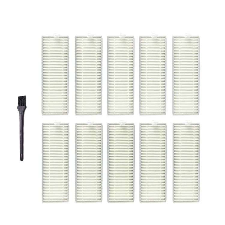 XI268 10 PCS I259 Filter+ G101 Small Black Brush for ILIFE A7 A9