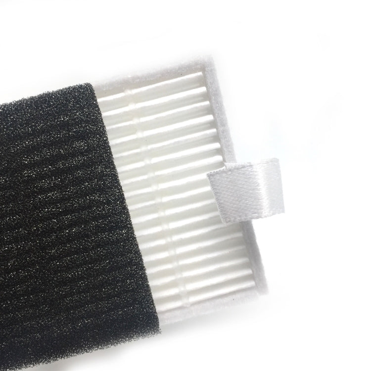 XI297 3 Pairs K614 Side Brushes + 5 PCS K636 Rags + 6 PCS I207 Filters+ 5 PCS G604 Magic Adhesive Stickers for ILIFE A4