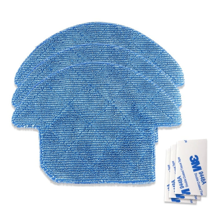 XI1751 3 PCS I260 Rags + 3 PCS G604 Magic Adhesive Stickers for ILIFE V7S V7S PRO