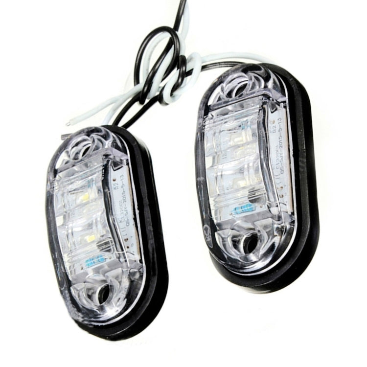 10-30V Oval Clearing Truck Trailer Side Marker Light