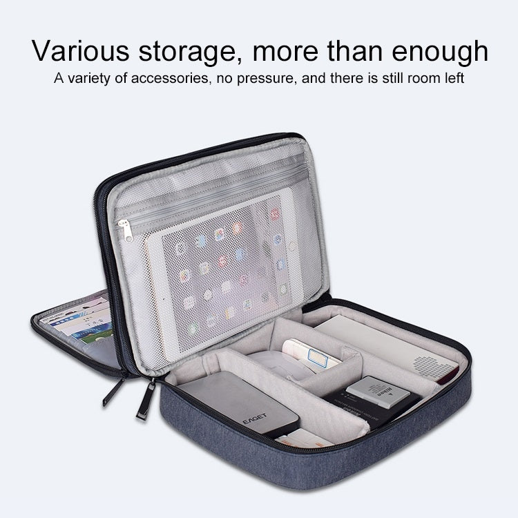 SM02 Small Nylon Waterproof Box Type Multi-function Storage Bag for iPad, Size: 23 x 17 x 8cm