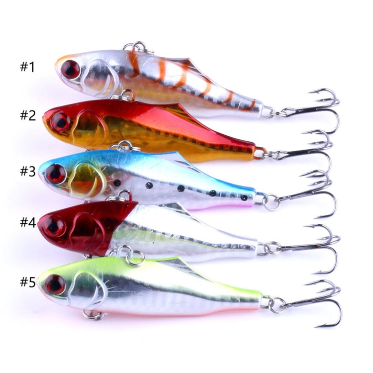 HENGJIA VI026 7cm/24g Full Swimming Layer Plastic Hard Baits Fishing Lures Set Tackle Baits, Bagged