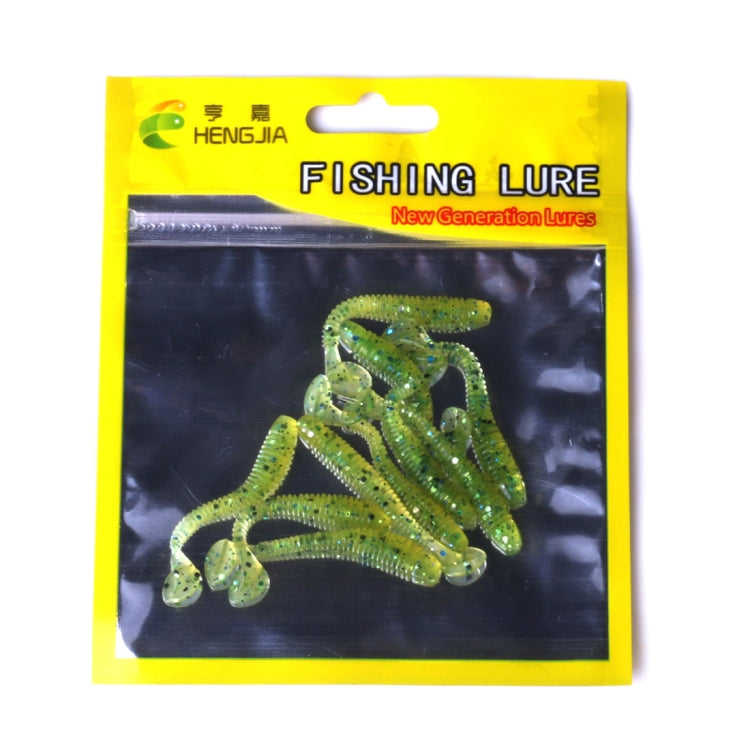 HENGJIA SO041 5cm/0.6g 10 PCS  Fishing Wobbler Soft Jigging Fishing Lure Worm Swimbaits Silicone Bait