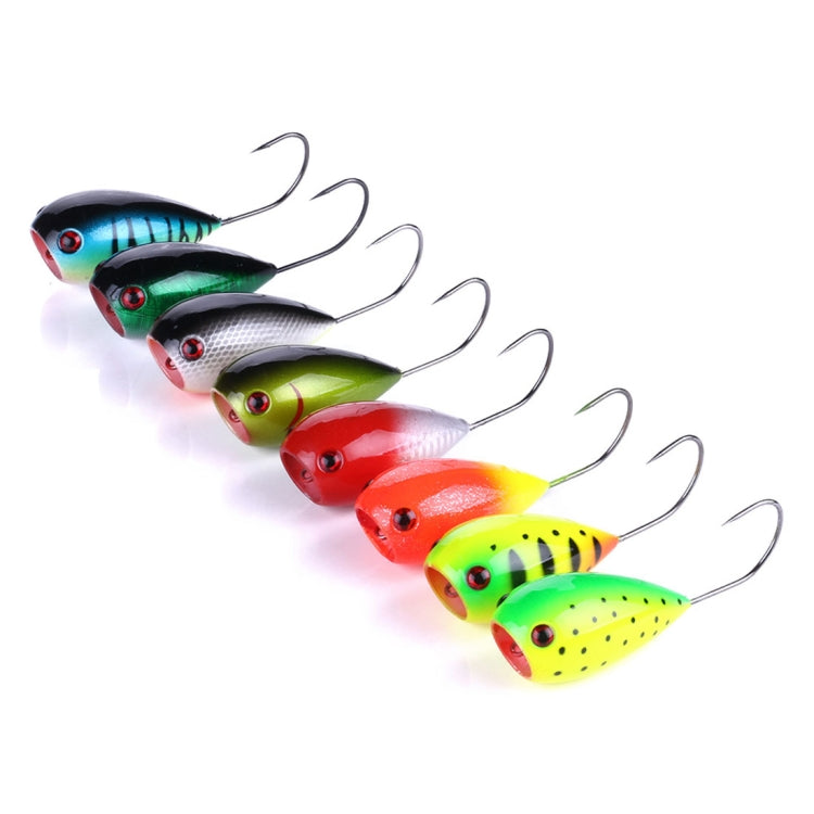 HENGJIA PO036 8cm/13g Big Mouth Single Hook Hitting Water Wave Hard Bait Lure Outdoor Fishing Gear Lure Fishing Bait Fishing Tackle