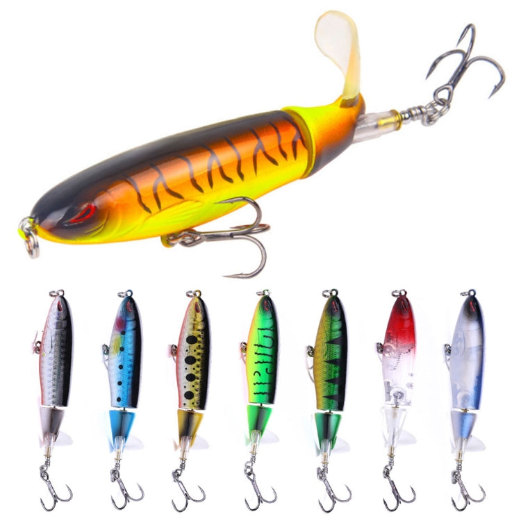 HENGJIA PE018 10cm/13g Propeller Tractor Shaped Hard Baits Fishing Lures Tackle Baits Fit Saltwater and Freshwater